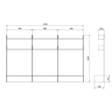 smpl. Entertainment Kit - 2x3 Shelves + Cabinets