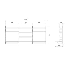 smpl. Office Kit - 2 Desks + 8 Shelves