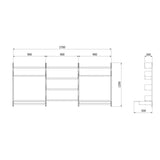 smpl. Office Kit - 2 Desks + 8 Shelves