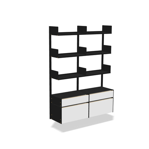 smpl. Shelves and Storage Kit - 3x2 Shelves + Cabinets